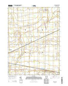 Bascom Ohio Historical topographic map, 1:24000 scale, 7.5 X 7.5 Minute, Year 2013