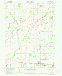 Bascom Ohio Historical topographic map, 1:24000 scale, 7.5 X 7.5 Minute, Year 1960