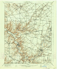 Batavia Ohio Historical topographic map, 1:62500 scale, 15 X 15 Minute, Year 1916