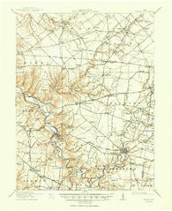 Batavia Ohio Historical topographic map, 1:62500 scale, 15 X 15 Minute, Year 1916