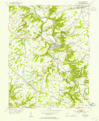 Batavia Ohio Historical topographic map, 1:24000 scale, 7.5 X 7.5 Minute, Year 1953