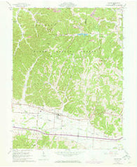 Beaver Ohio Historical topographic map, 1:24000 scale, 7.5 X 7.5 Minute, Year 1961