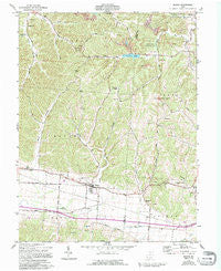 Beaver Ohio Historical topographic map, 1:24000 scale, 7.5 X 7.5 Minute, Year 1961