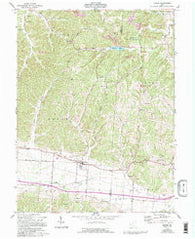Beaver Ohio Historical topographic map, 1:24000 scale, 7.5 X 7.5 Minute, Year 1961