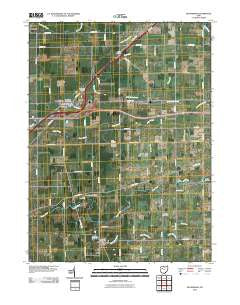 Beaverdam Ohio Historical topographic map, 1:24000 scale, 7.5 X 7.5 Minute, Year 2010