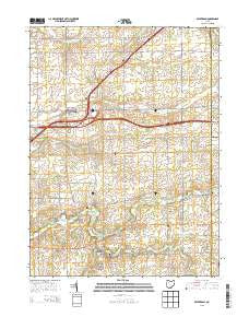 Beaverdam Ohio Historical topographic map, 1:24000 scale, 7.5 X 7.5 Minute, Year 2013