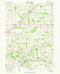 Beaverdam Ohio Historical topographic map, 1:24000 scale, 7.5 X 7.5 Minute, Year 1961