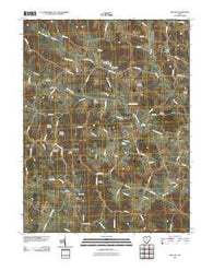 Belfast Ohio Historical topographic map, 1:24000 scale, 7.5 X 7.5 Minute, Year 2010