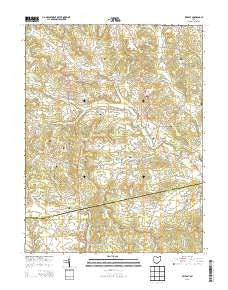 Belfast Ohio Historical topographic map, 1:24000 scale, 7.5 X 7.5 Minute, Year 2013