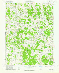 Belfast Ohio Historical topographic map, 1:24000 scale, 7.5 X 7.5 Minute, Year 1961