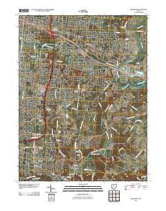 Bellbrook Ohio Historical topographic map, 1:24000 scale, 7.5 X 7.5 Minute, Year 2010