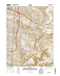 Bellbrook Ohio Historical topographic map, 1:24000 scale, 7.5 X 7.5 Minute, Year 2013