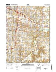 Bellbrook Ohio Historical topographic map, 1:24000 scale, 7.5 X 7.5 Minute, Year 2013