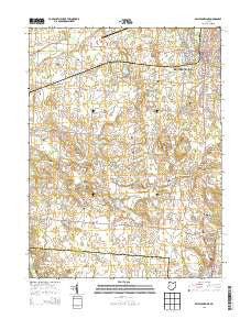 Bellefontaine Ohio Historical topographic map, 1:24000 scale, 7.5 X 7.5 Minute, Year 2013