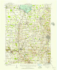 Bellefontaine Ohio Historical topographic map, 1:62500 scale, 15 X 15 Minute, Year 1913