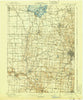 Bellefontaine Ohio Historical topographic map, 1:62500 scale, 15 X 15 Minute, Year 1915