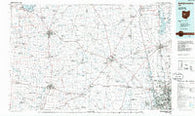 Bellefontaine Ohio Historical topographic map, 1:100000 scale, 30 X 60 Minute, Year 1986