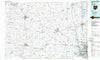 Bellefontaine Ohio Historical topographic map, 1:100000 scale, 30 X 60 Minute, Year 1986