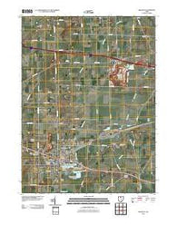 Bellevue Ohio Historical topographic map, 1:24000 scale, 7.5 X 7.5 Minute, Year 2010