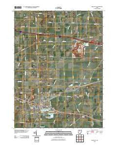 Bellevue Ohio Historical topographic map, 1:24000 scale, 7.5 X 7.5 Minute, Year 2010