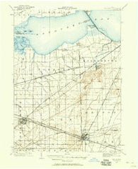 Bellevue Ohio Historical topographic map, 1:62500 scale, 15 X 15 Minute, Year 1901