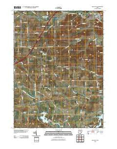 Bellville Ohio Historical topographic map, 1:24000 scale, 7.5 X 7.5 Minute, Year 2010