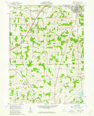 Bellville Ohio Historical topographic map, 1:24000 scale, 7.5 X 7.5 Minute, Year 1961