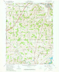 Bellville Ohio Historical topographic map, 1:24000 scale, 7.5 X 7.5 Minute, Year 1961