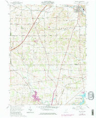 Bellville Ohio Historical topographic map, 1:24000 scale, 7.5 X 7.5 Minute, Year 1961