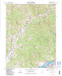 Belmont West Virginia Historical topographic map, 1:24000 scale, 7.5 X 7.5 Minute, Year 1994