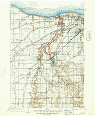 Berea Ohio Historical topographic map, 1:62500 scale, 15 X 15 Minute, Year 1904