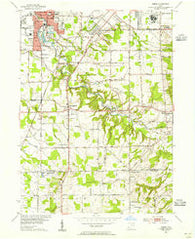Berea Ohio Historical topographic map, 1:24000 scale, 7.5 X 7.5 Minute, Year 1953