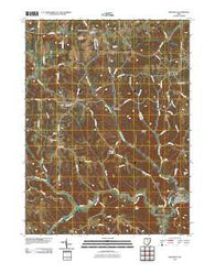 Bergholz Ohio Historical topographic map, 1:24000 scale, 7.5 X 7.5 Minute, Year 2010
