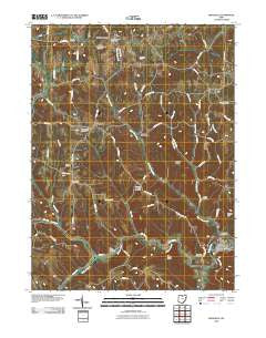 Bergholz Ohio Historical topographic map, 1:24000 scale, 7.5 X 7.5 Minute, Year 2010