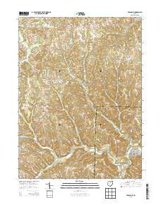 Bergholz Ohio Historical topographic map, 1:24000 scale, 7.5 X 7.5 Minute, Year 2013
