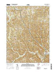 Bergholz Ohio Current topographic map, 1:24000 scale, 7.5 X 7.5 Minute, Year 2016