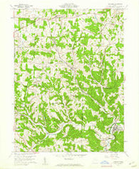 Bergholz Ohio Historical topographic map, 1:24000 scale, 7.5 X 7.5 Minute, Year 1960