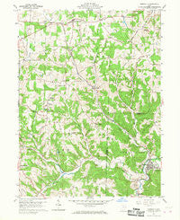 Bergholz Ohio Historical topographic map, 1:24000 scale, 7.5 X 7.5 Minute, Year 1960