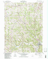 Bergholz Ohio Historical topographic map, 1:24000 scale, 7.5 X 7.5 Minute, Year 1994