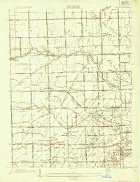 Berkey Ohio Historical topographic map, 1:24000 scale, 7.5 X 7.5 Minute, Year 1935