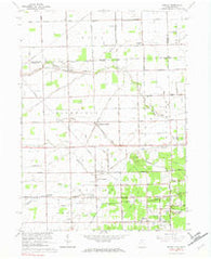 Berkey Ohio Historical topographic map, 1:24000 scale, 7.5 X 7.5 Minute, Year 1966
