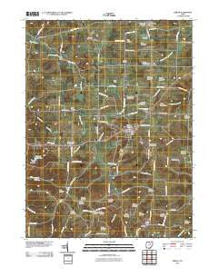 Berlin Ohio Historical topographic map, 1:24000 scale, 7.5 X 7.5 Minute, Year 2010