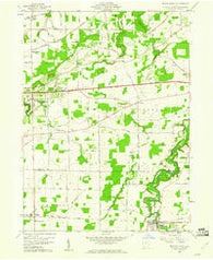 Berlin Heights Ohio Historical topographic map, 1:24000 scale, 7.5 X 7.5 Minute, Year 1959