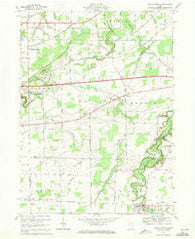 Berlin Heights Ohio Historical topographic map, 1:24000 scale, 7.5 X 7.5 Minute, Year 1969