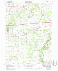 Berlin Heights Ohio Historical topographic map, 1:24000 scale, 7.5 X 7.5 Minute, Year 1969