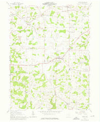 Berlin Ohio Historical topographic map, 1:24000 scale, 7.5 X 7.5 Minute, Year 1962