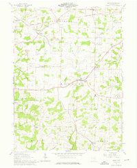 Berlin Ohio Historical topographic map, 1:24000 scale, 7.5 X 7.5 Minute, Year 1962
