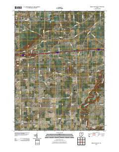 Berlin Heights Ohio Historical topographic map, 1:24000 scale, 7.5 X 7.5 Minute, Year 2010