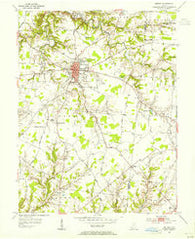 Bethel Ohio Historical topographic map, 1:24000 scale, 7.5 X 7.5 Minute, Year 1953