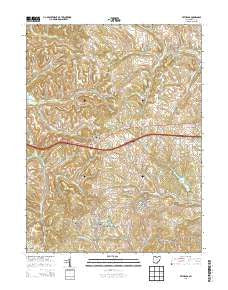 Bethesda Ohio Historical topographic map, 1:24000 scale, 7.5 X 7.5 Minute, Year 2013